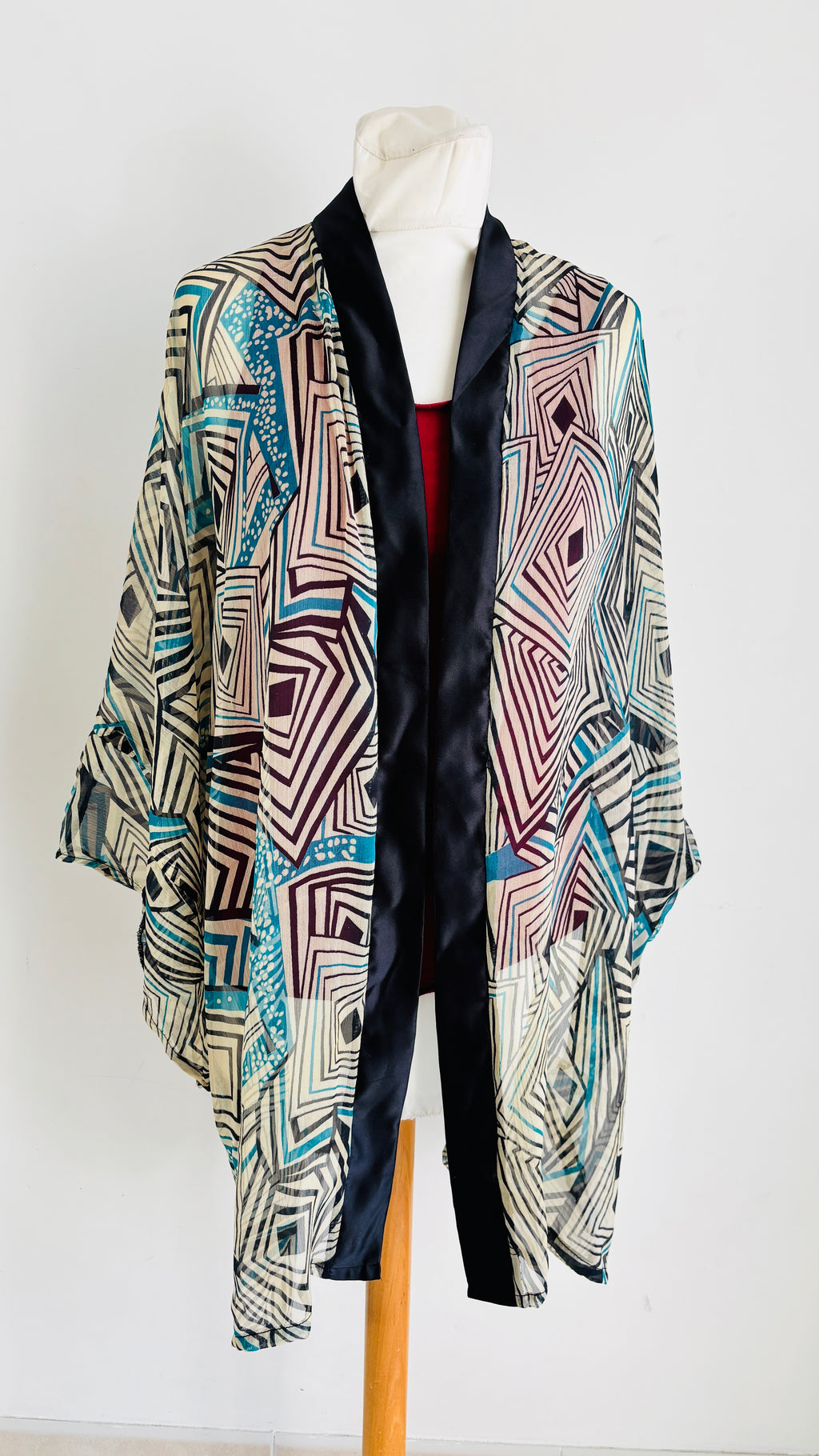 Veste Kimono en mousseline wax