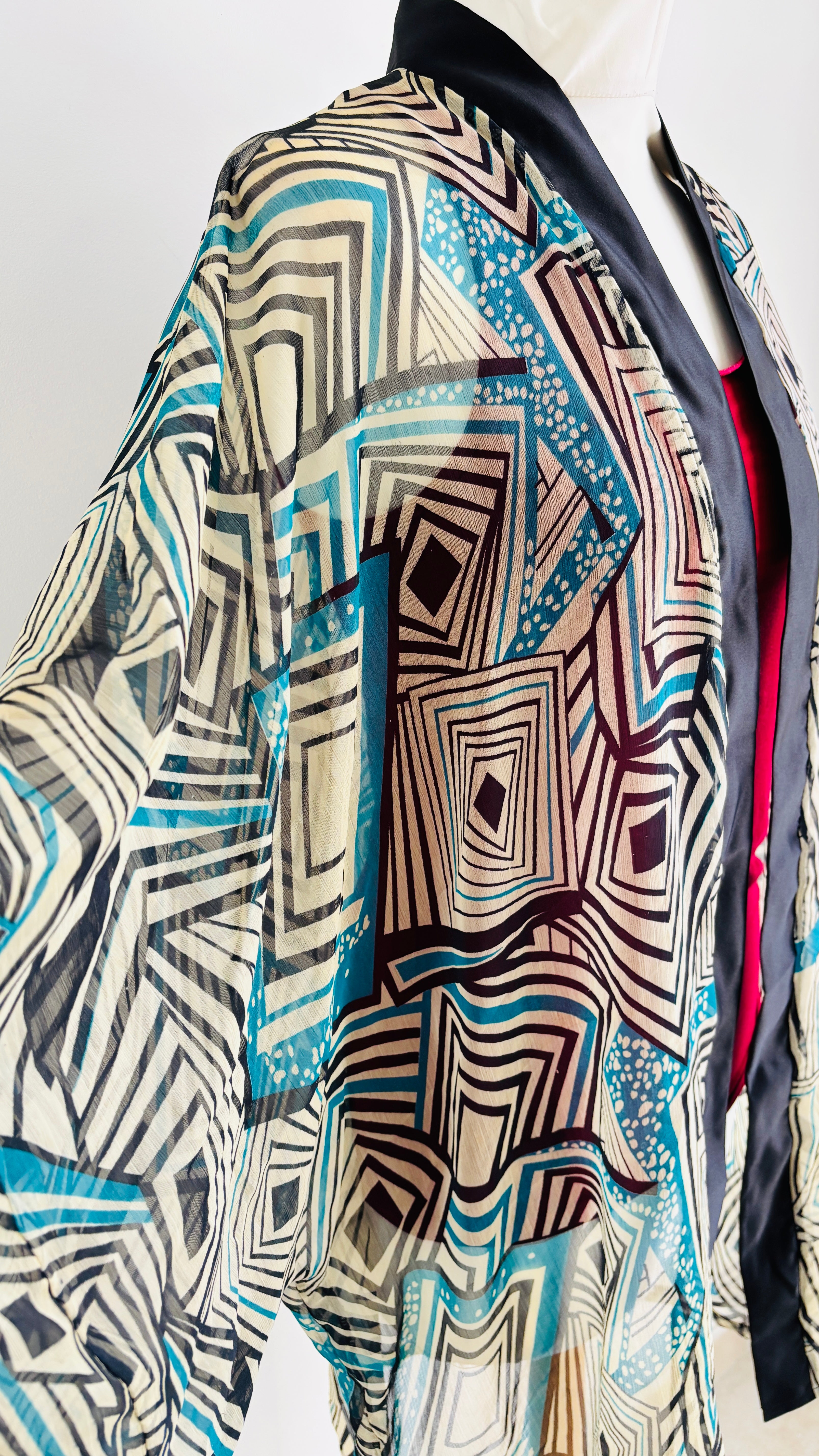 Veste Kimono en mousseline wax