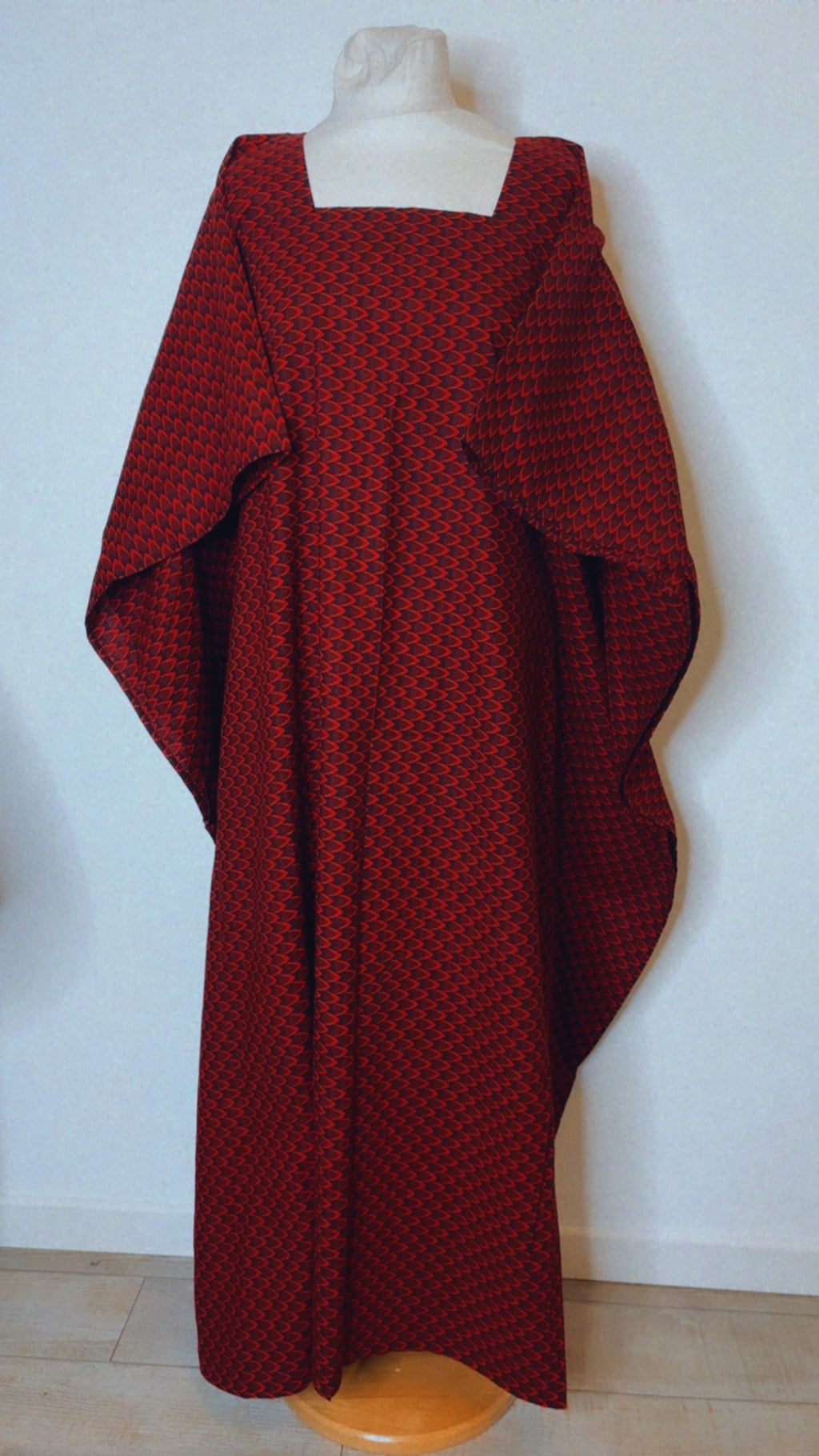 Boubou  africain en Wax tunique africaine fait main en coton