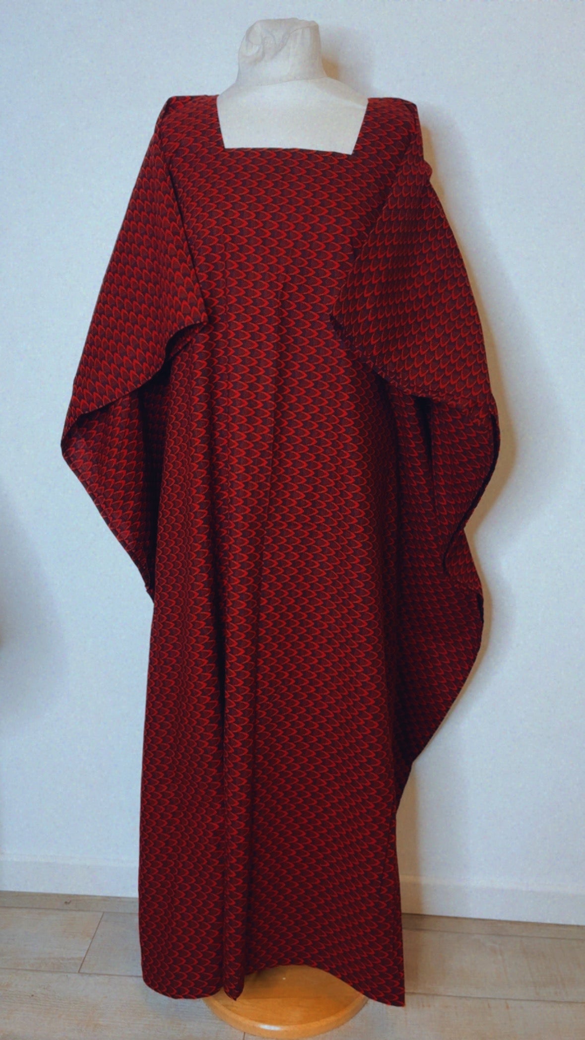 Boubou  africain en Wax tunique africaine fait main en coton